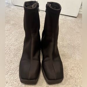 Jeffrey Campbell Dauphin square toe boot